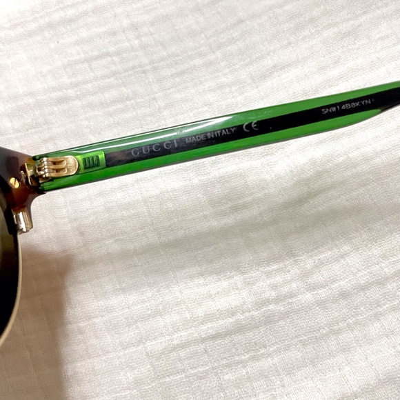 Authentic Gucci sunglasses. Colour:Havana|Gold. 100% UV protection. - Picture 6 of 7